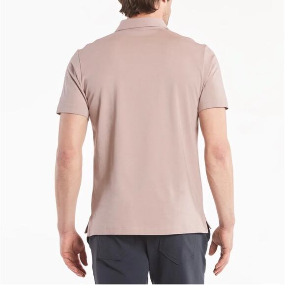 Public Rec Go-To Performance Polo Dusky Rose M - Picture 3 of 12